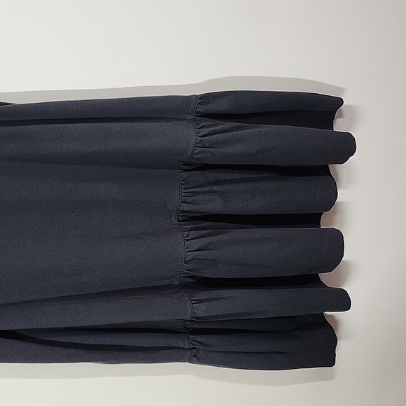 MADEWELL Brightside Ruffle Tank Mini Dress tiered Black Summer Basic medium - Picture 4 of 9